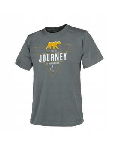 KOSZULKA HELIKON JOURNEY TO PERFECTION COTTON SHADOW GREY M/REGULAR TS-JTP-CO-35-B04