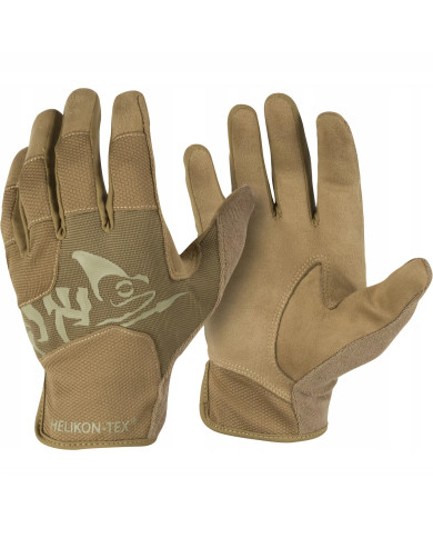 RĘKAWICZKI HELIKON ALL ROUND FIT TACTICAL GLOVES POLYESTER M/REGULAR COYOTE/ADAPTIVE GREEN A RK-AFL-PO-1112A-B04