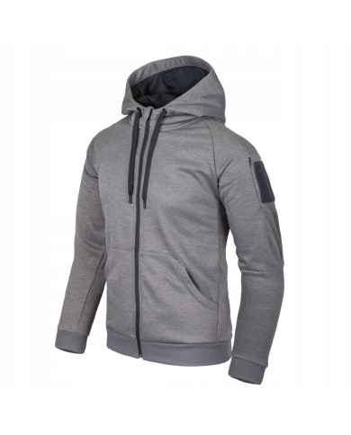 BLUZA HELIKON URBAN TACTICAL HOODIE (FULL ZIP) MELANGE GREY L/REGULAR BL-UHF-PO-M3-B05