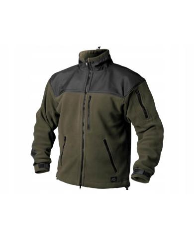 BLUZA HELIKON CLASSIC ARMY FLEECE OLIVE GREEN/BLACK  M/REGULAR BL-CAF-FL-16-B05