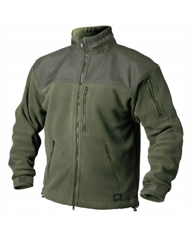 BLUZA HELIKON CLASSIC ARMY FLEECE OLIVE GREEN M/REGULAR BL-CAF-FL-02-B04