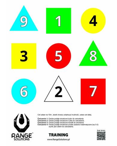 Tarcze strzeleckie Training 50szt