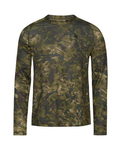 Bluza Seeland Active Camo L/S T-shirt InVis green