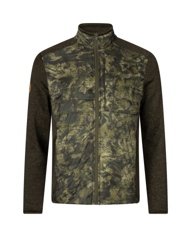 Bluza Seeland Theo Hybrid Jacket Camo Pine Green/InVis green, M