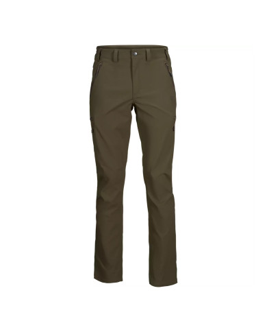 SPODNIE SEELAND Outdoor stretch trousers Pine green