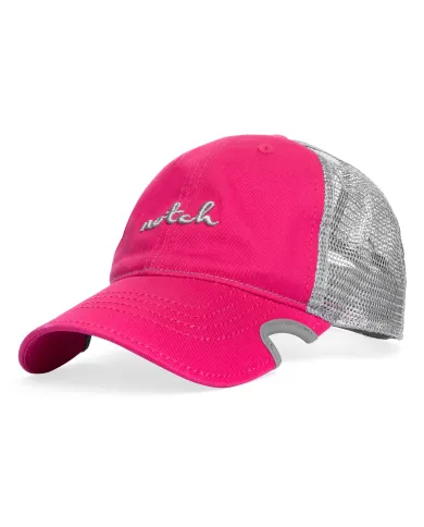 CZAPKA Notch Classic Adjustable Hot/Pink/Grey Ponytail - Terra/Aviator Notch - One Size