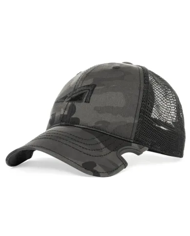 CZAPKA Notch Classic Adjustable Black Camo Icon Trucker - Standard Notch - One Size