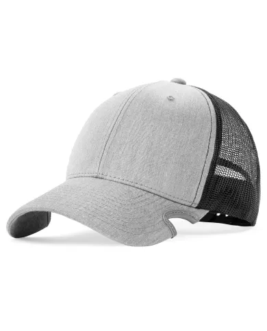 CZAPKA Notch Classic Adjustable Heather/Black Trucker Blank - Standard Notch - One Size