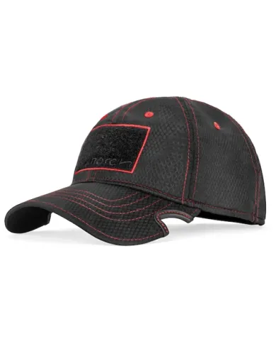 CZAPKA Notch Classic Adjustable Athlete Operator Black/Red - Terra/Aviator Notch - One Size