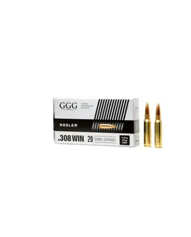 Amunicja kulowa GGG 308win HPBT GPX13 168grn/10,9g NOSLER