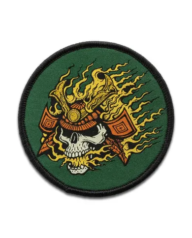 PATCH 5.11 FLAMING SKULL PATCH 194 GREEN ONE SIZE