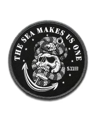 PATCH 5.11 SKULL SNAKE ANCHOR PATCH 019 BLACK ONE SIZE