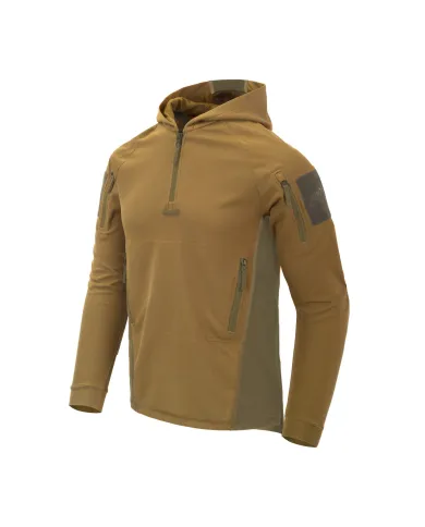 BLUZA HELIKON RANGE HOODIE TOPCOOL COYOTE/ADAPTIVE GREEN