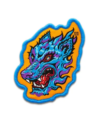 PATCH 5.11 TATTOO WOLF PATCH 676 BLUE ONE SIZE