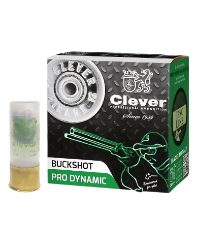 Amunicja śrut. 12/70 Clever Mirage PRO DYNAMIC BUCKSHOT 8MM 27G