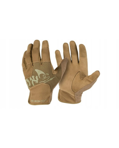 RĘKAWICZKI HELIKON ALL ROUND FIT TACTICAL GLOVES POLYESTER L/REGULAR COYOTE/ADAPTIVE GREEN A RK-AFL-PO-1112A-B05