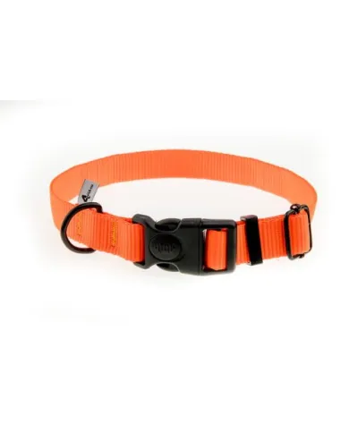 OBROŻA 4WILD Z TAŚMY 25MM NEONOWA POMARAŃCZA 37-57CM