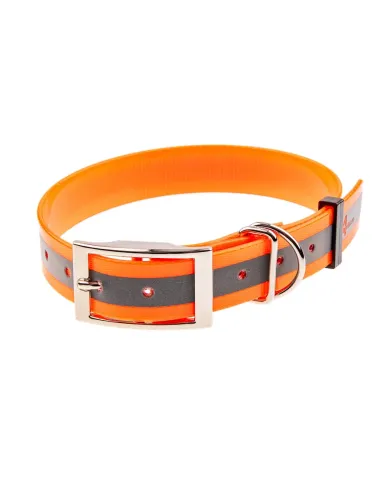 OBROŻA TROPOWA 4WILD BIOTHANE 50mm czarno-pomaranczowa 38-52cm
