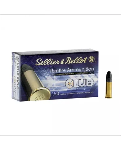 Amunicja bocznego zapłonu S&B .22LR SP CLUB LRN 2,6g
