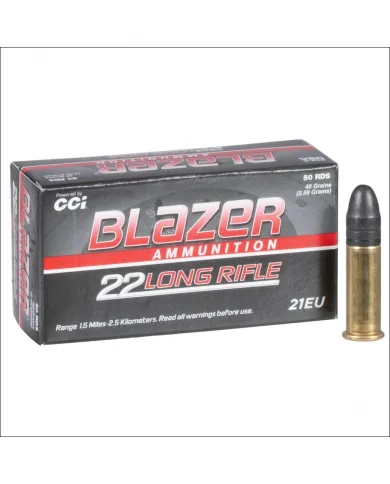 Amunicja bocznego zapłonu CCI .22LR BLAZER HV/21EU