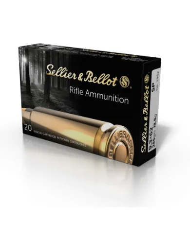 Amunicja kulowa S&B, kaliber 9,3x62 SP 18,5g