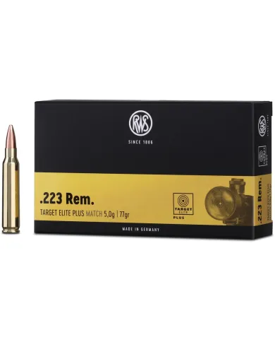 Amunicja kulowa RWS .223Rem Target Elite Plus 5g/77grs