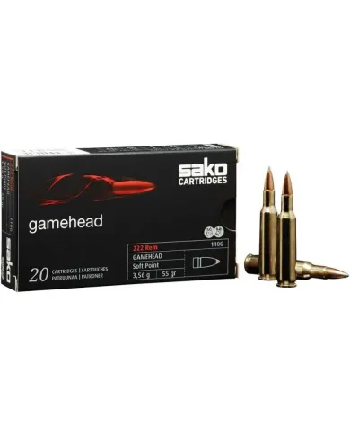Amunicja kulowa SAKO 243Win Gamehead 6,5g/100grs