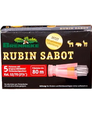 Amunicja Brenneke kal. 12/70 Rubin Sabot 28g