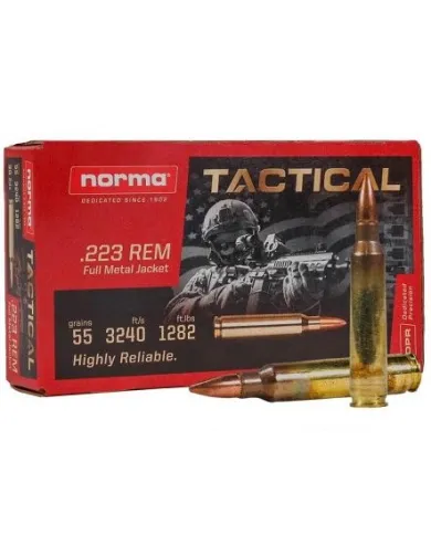 Amunicja kulowa Norma 223REM R&T FMJ 55gr (100szt)