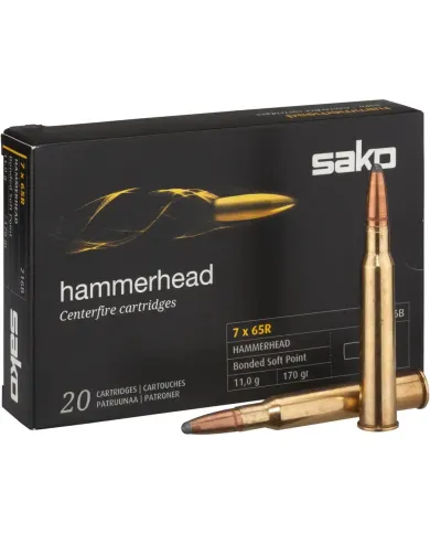 Amunicja SAKO, kaliber 7x65R Hammerhead 11gr