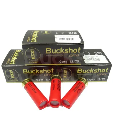 Amunicja 12/70 BUCKSHOT SSG 6,80 22g 10szt. Fam-Pionki