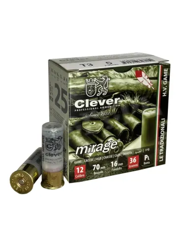 Amunicja śrut. 12/70 Clever Mirage T3 H.V GAME 36G