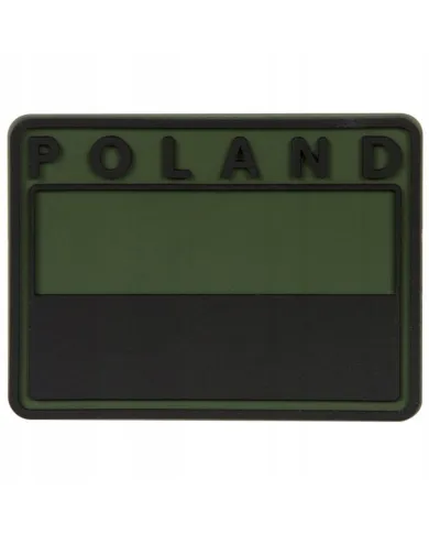 PATCH HELIKON EMBLEMAT POLISH SUBDUED FLAG PATCH POLAND PVC OLIVE GREEN OD-FP4-RB-02