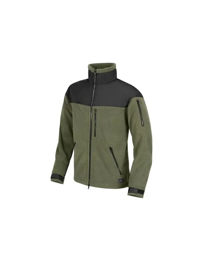 BLUZA HELIKON CLASSIC ARMY FLEECE OLIVE GREEN/BLACK