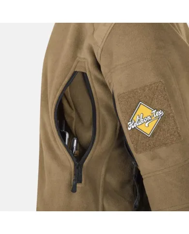 BLUZA HELIKON LIBERTY DOUBLE FLEECE OLIVE GREEN/CZARNA