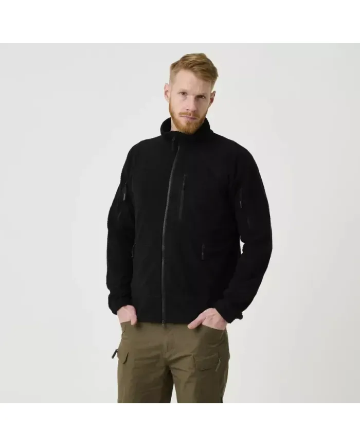 Bluza Helikon Alpha Tactical Grid Fleece Czarna