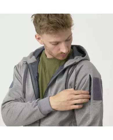 BLUZA HELIKON URBAN TACTICAL HOODIE (FULL ZIP) MELANGE GREY