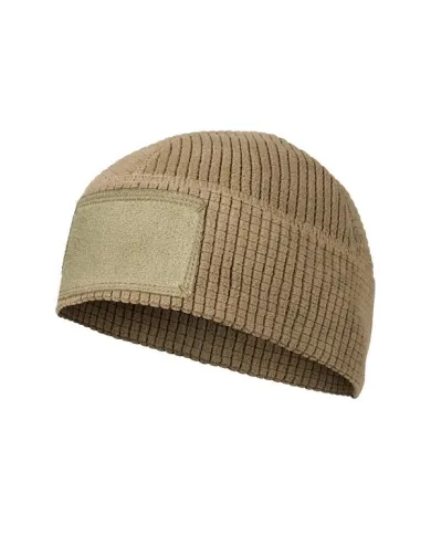 CZAPKA HELIKON RANGE BEANIE CAP GRID FLEECE COYOTE