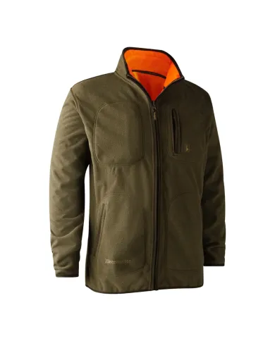 BLUZA DEERHUNTER 5526 Gamekeeper Reversible Fleece Jacket Orange BLUZA DEERHUNTER 5526 Gamekeeper Reversible Fleece Jacket Orange