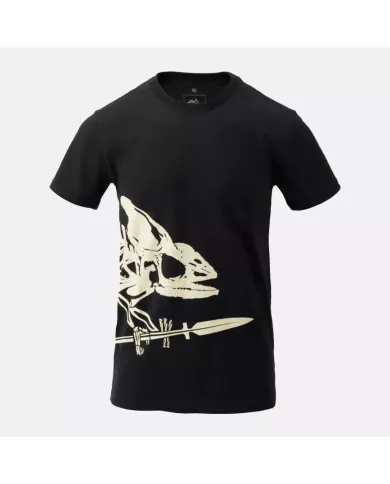 KOSZULKA HELIKON FULL BODY SKELETON COTTON CZARNY