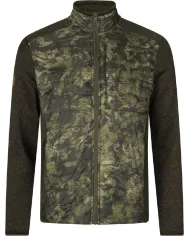 Bluza Seeland Theo Hybrid Jacket Camo Pine Green/InVis green