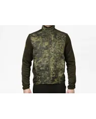 Bluza Seeland Theo Hybrid Jacket Camo Pine Green/InVis green