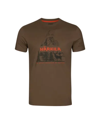 KOSZULKA HARKILA NATURE S/S T-SHIRT SLATE BLACK