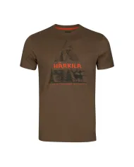 KOSZULKA HARKILA NATURE S/S T-SHIRT SLATE BLACK