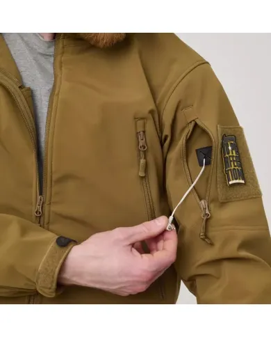 KURTKA HELIKON GUNFIGHTER SHARK SKIN WINDBLOCKER FOLIAGE GREEN