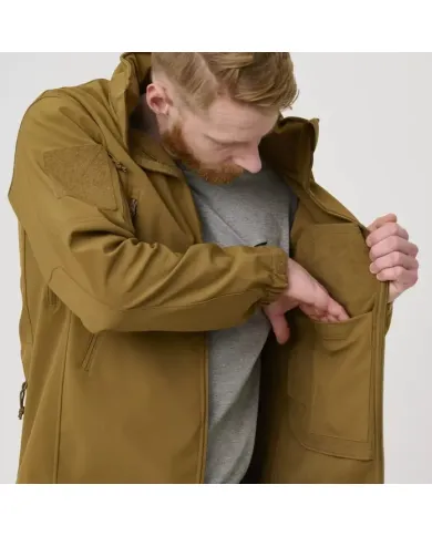 KURTKA HELIKON GUNFIGHTER SHARK SKIN WINDBLOCKER FOLIAGE GREEN