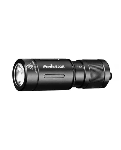 Latarka LED Fenix E02R czarna