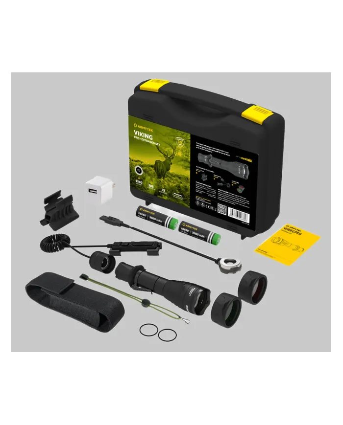 Zestaw Armytek Viking Pro Magnet USB Extended Set White
