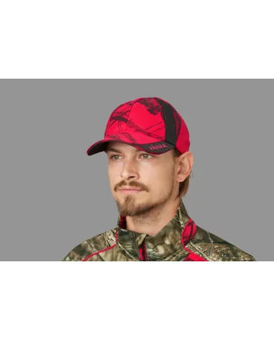 CZAPKA HARKILA MOOSE HUNTER 2.0 SAFETY CAP MOSSY OAK RED