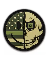 PATCH 5.11 MR HAPPY DRAB PATCH 194 GREEN